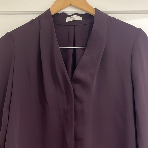 Aritzia Babaton Power Longsleeve Blouse XS - Picture 2 of 5